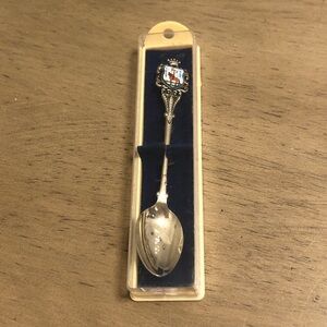 Decorative Silver Tone Canada Souvenir Spoon